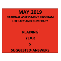 2019 ACARA NAPLAN Reading Answers Year 5
